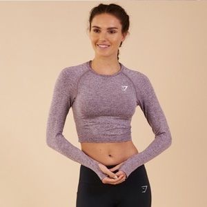 Gymshark Seamless Cropped Long Sleeve
